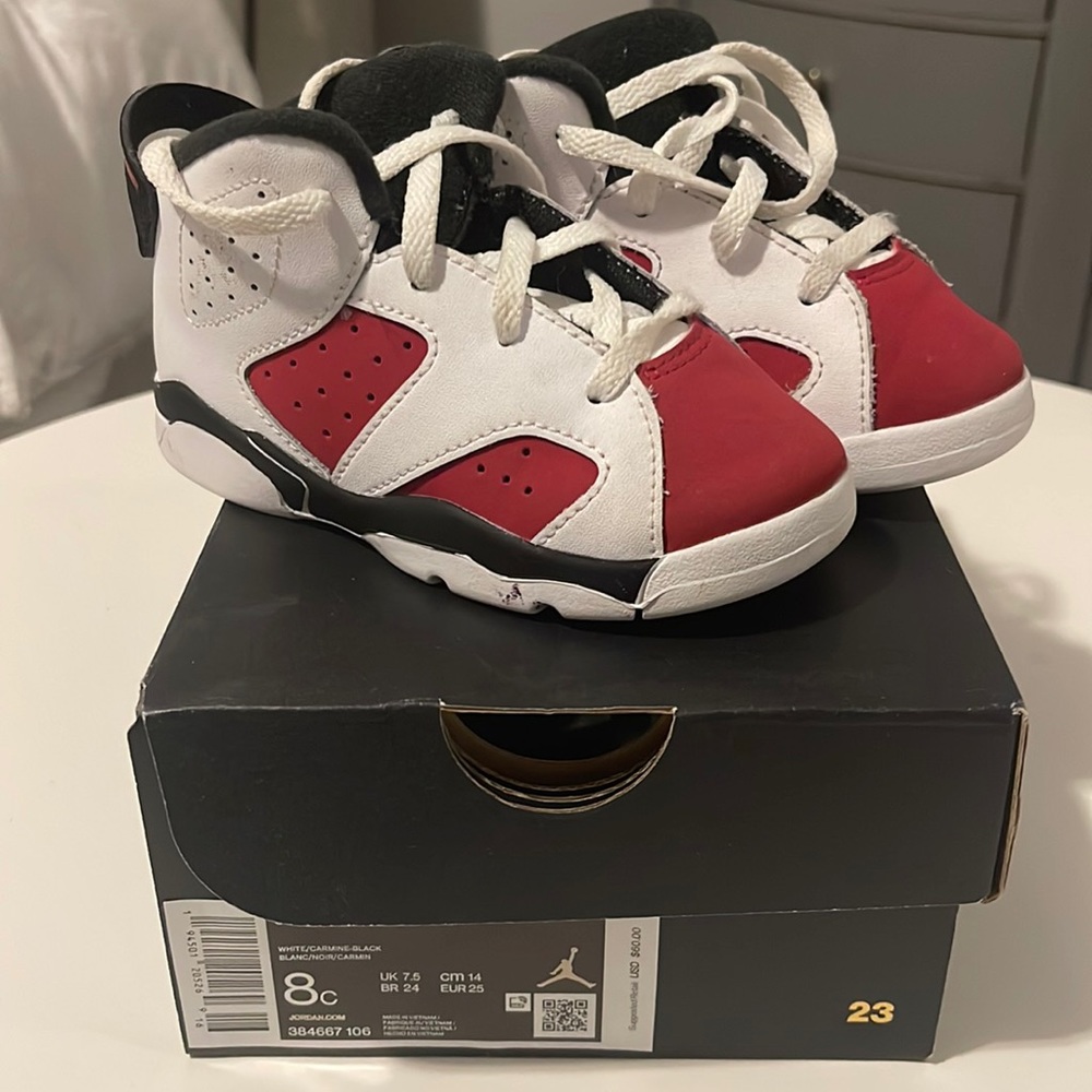Retro Jordan 6 (Carmines)